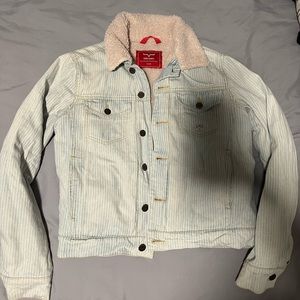 Kimes Ranch Sherpa Lined Denim Jacket